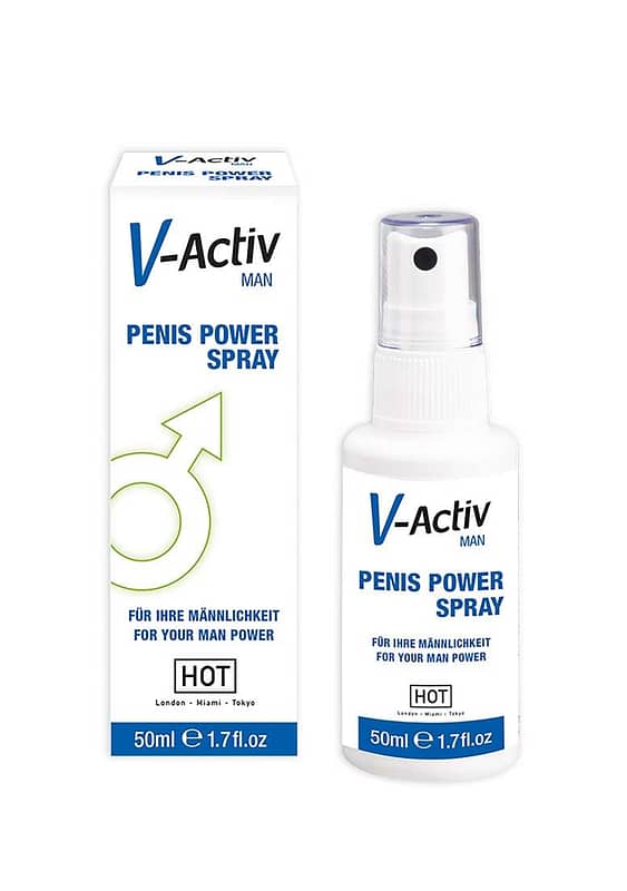 HOT V-Activ penis power spray for men  - 50 ml
