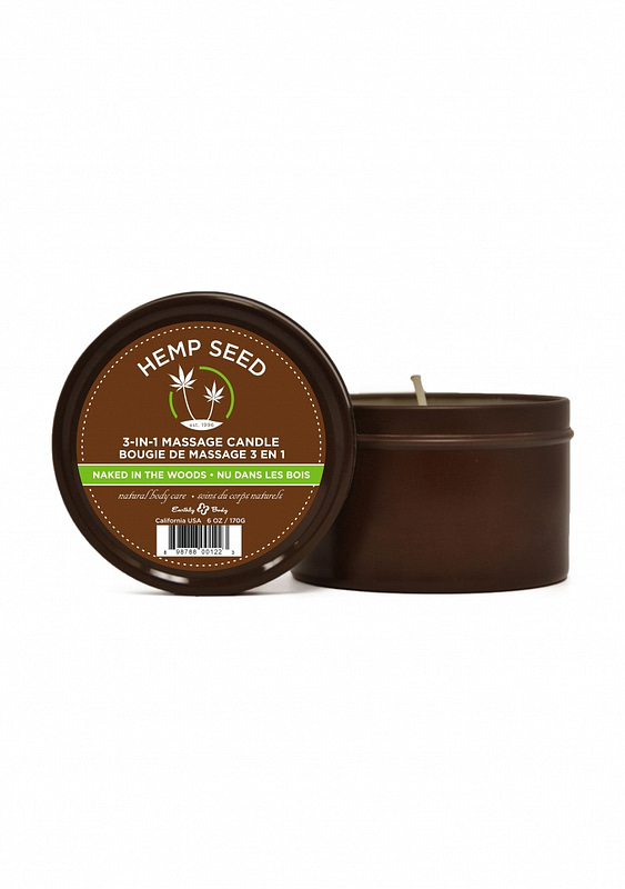 Naked in the Woods Massage Candle - 6oz / 170g